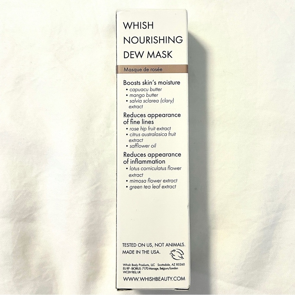 Whish Nourishing Rose Hip and Lotus Dew Face Mask - Picture 3 of 5